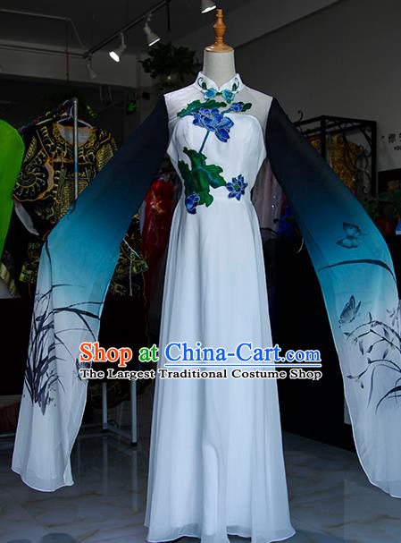 Chinese Traditional Classical Dance Costume Stage Show Chorus Dress for Women