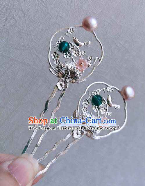 Chinese Handmade Ancient Hair Comb Hairpins Traditional Hanfu Hair Accessories for Women