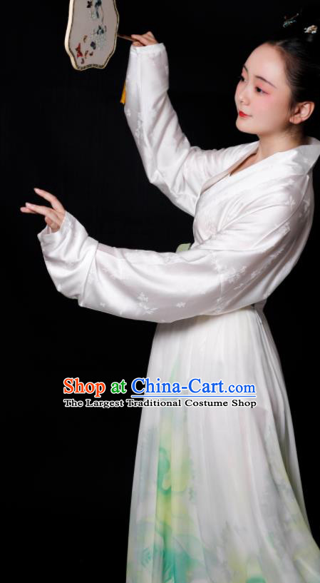 Traditional Chinese Song Dynasty Rich Mistress Hanfu Dress Ancient Drama Aristocratic Lady Replica Costumes for Women