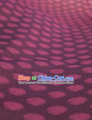 Chinese Traditional Pattern Design Amaranth Silk Fabric Asian China Hanfu Mulberry Silk Material