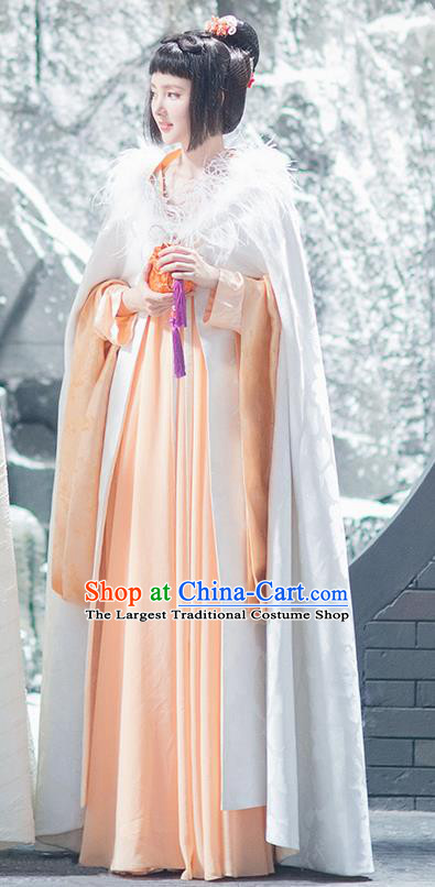 Chinese Ancient Drama Good Bye My Princess Tang Dynasty Imperial Consort Zhao Replica Costumes for Women