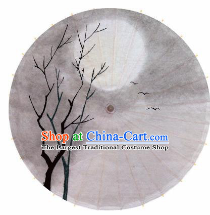 Chinese Traditional Painting Deadwood Oil Paper Umbrella Artware Paper Umbrella Classical Dance Umbrella Handmade Umbrellas