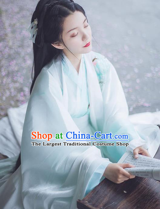Chinese Ancient Imperial Consort Hanfu Dress Traditional Jin Dynasty Court Princess Costumes for Women