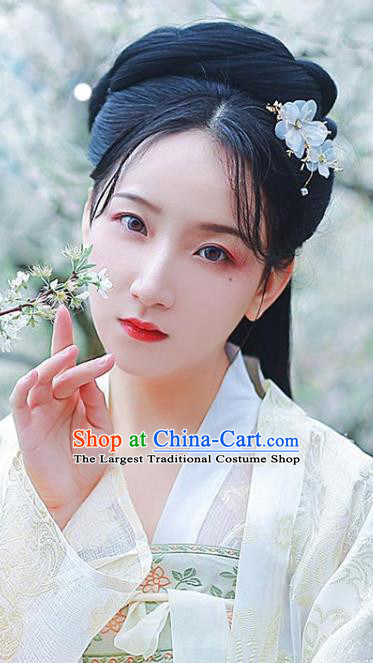 Chinese Ming Dynasty Noble Female Wigs Chignon Quality Wigs China Best Wig Ancient Young Lady Hairpiece