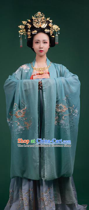 China Ancient Imperial Empress Historical Clothing Traditional Tang Dynasty Court Woman Hanfu Dress