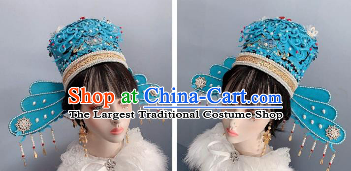 China Traditional Ancient Court Queen Hat Headwear Ming Dynasty Imperial Empress Pearls Phoenix Coronet