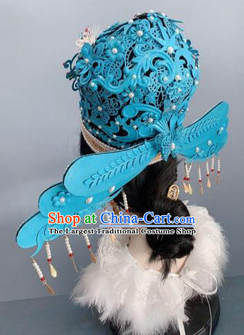 China Traditional Ancient Court Queen Hat Headwear Ming Dynasty Imperial Empress Pearls Phoenix Coronet