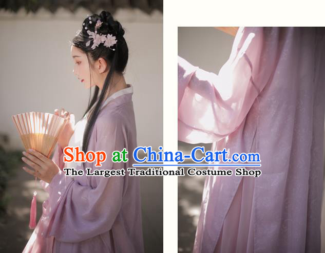 China Ancient Country Girl Historical Clothing Traditional Song Dynasty Young Lady Hanfu Costume