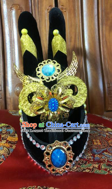 Chinese Classical Dance Flying Apsaras Hair Accessories Traditional Stage Show Headwear for Women