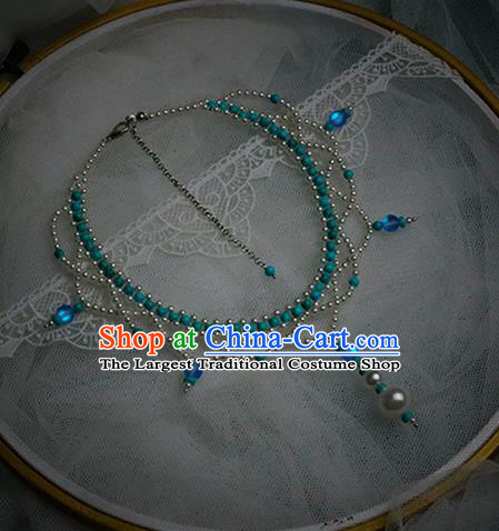 Chinese Traditional National Necklace Handmade Hanfu Necklet Accessories for Women