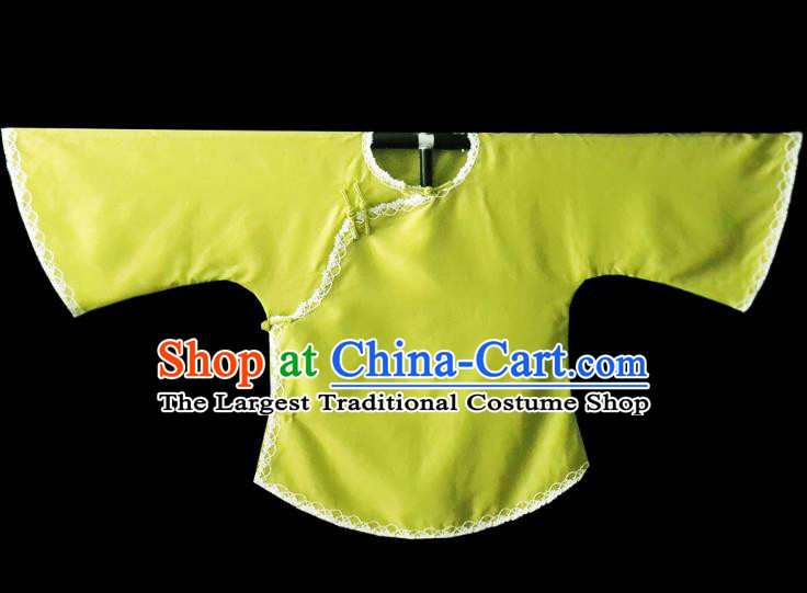 Chinese Traditional Green Shirt National Tang Suit Upper Outer Garment Blouse Costume for Women