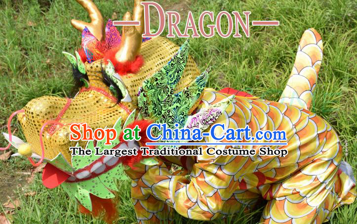 Cosplay Zodiac Dragon Traditional Chinese New Year Stage Performance Costume Complete Set