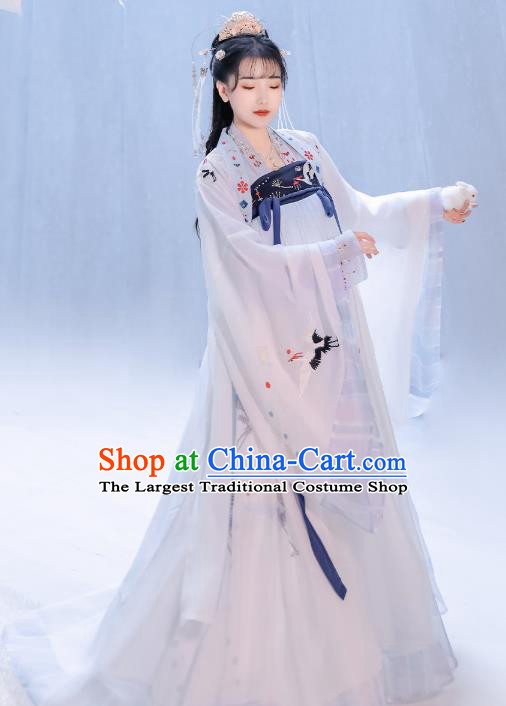 Chinese Traditional Song Dynasty Palace Infanta Hanfu Dress Ancient Court Princess Historical Costumes for Women