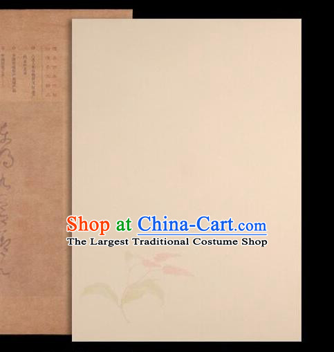 Traditional Chinese Flaxen Poem Paper Handmade The Four Treasures of Study Writing Art Paper