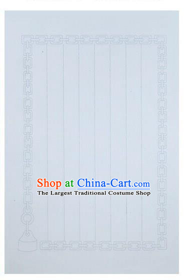 Traditional Chinese Light Blue Letter Xuan Paper Handmade The Four Treasures of Study Writing Art Paper