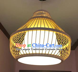 Chinese Traditional Bamboo Weaving Epang Palace Lanterns Handmade Hanging Lantern Lamp