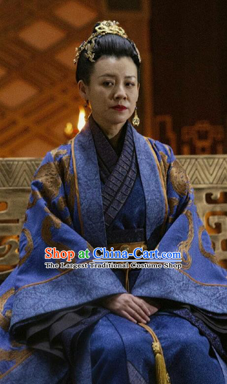 Chinese Drama Guardians of The Ancient Oath Queen Mother Costume and Headpiece for Women