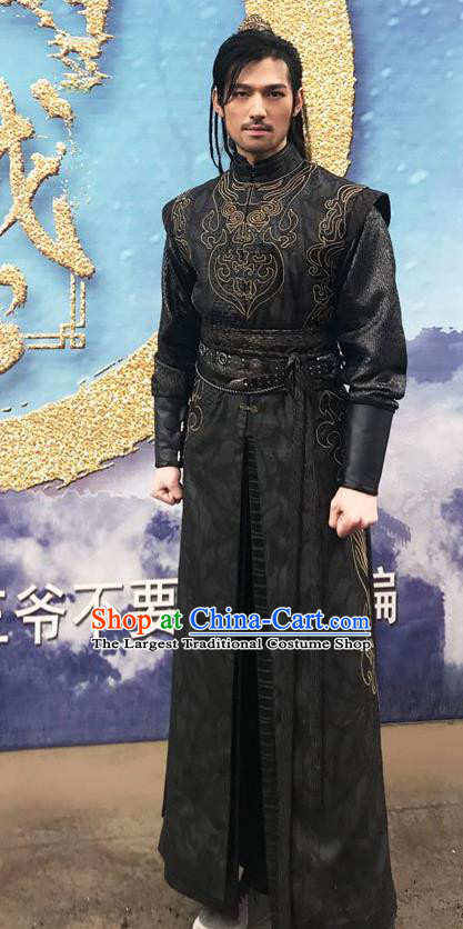 Chinese Drama The Love By Hypnotic Ancient Swordsman Yun Si Historical Costume and Headwear for Men