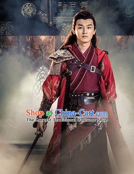 Drama Demon Catcher Zhong Kui Chinese Ancient Master Mu Tianran Costume and Headpiece Complete Set