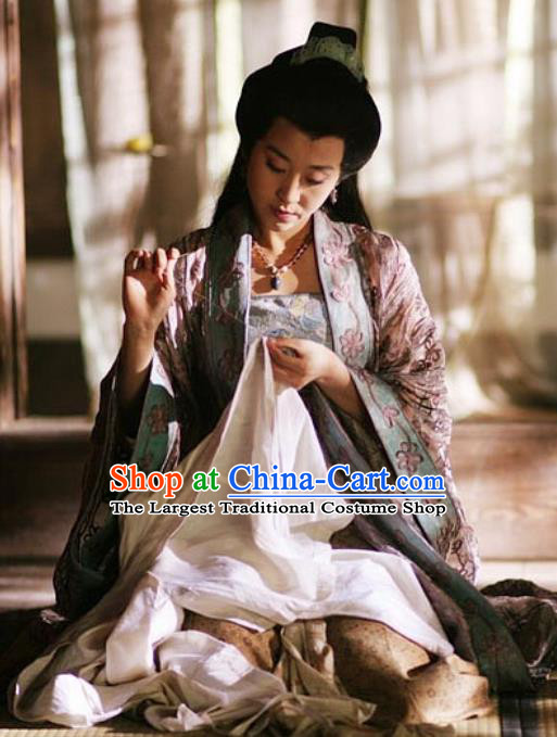 Chinese Ancient Empress Apparels Garment Court Lady Hanfu Dress and Headpieces Drama Control by Zhen Guan Queen Zhangsun Costumes