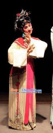 Traditional Chinese Peking Opera Diva Hua Tan Costumes Apparels Garment Kun Opera Selling Youlang Exclusive to the Flower Leader Yao Qin Dress and Headwear
