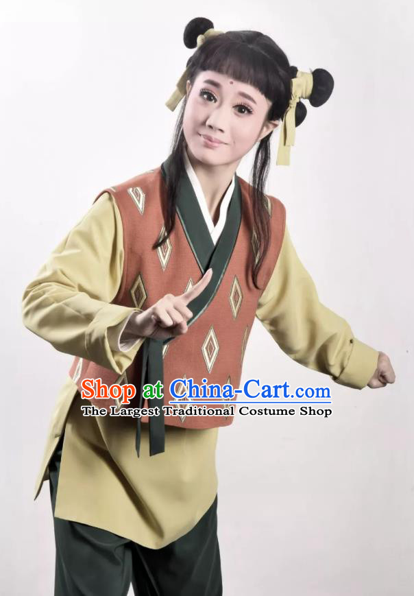 A Song of The Travelling Son Chinese Yue Opera Youth Apparels and Headwear Shaoxing Opera Wa Wa Sheng Garment Teenager Costumes