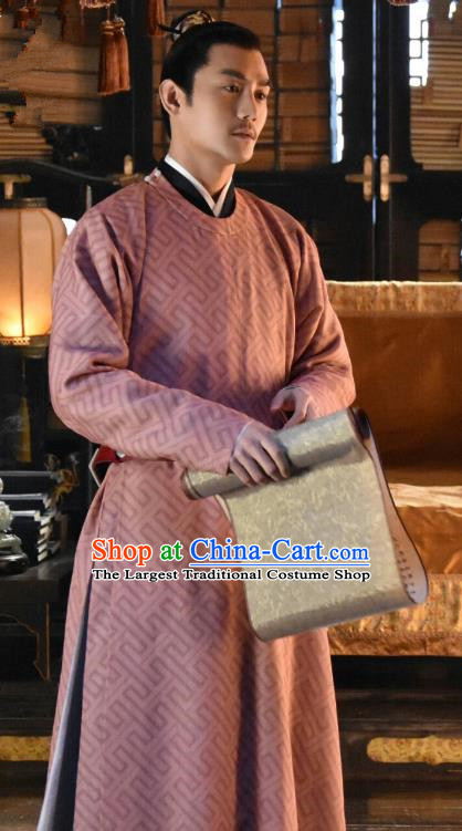 Chinese Ancient Hanfu Garment Apparels Drama Serenade of Peaceful Joy Song Dynasty Emperor Zhao Zhen Historical Costumes and Headwear