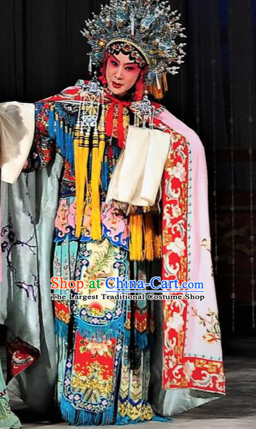 Chinese The Palace of Eternal Youth Kun Opera Consort Yang Costumes and Hair Accessories Peking Opera Hua Tan Garment Dress Apparels
