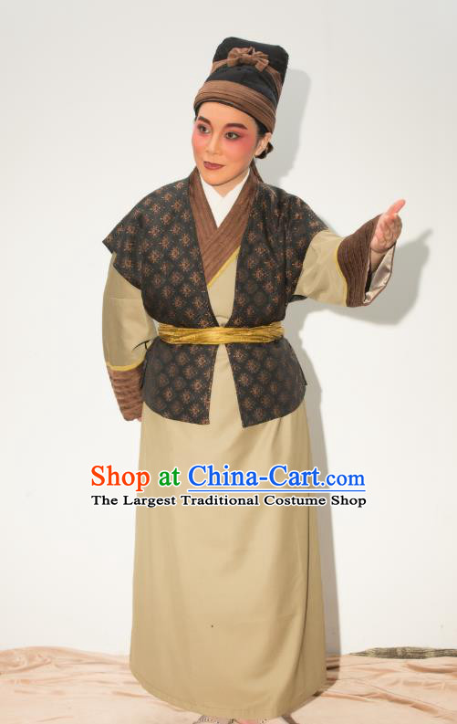 Chinese Yue Opera Young Male Costumes and Headwear Ren Heart Medicine Shaoxing Opera  Xiaosheng Niche Garment Apparels