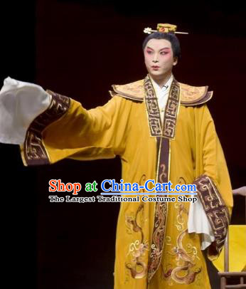 Chinese Kun Opera Young Male Yu Shun Apparels Garment Costumes and Headwear Kunqu Opera the Dream of Xiang Fei Xiaosheng Clothing
