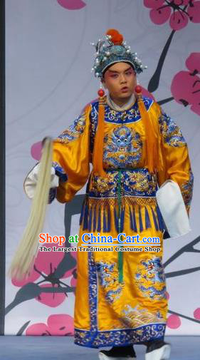 Xue Yu Bing Shuang Chinese Ping Opera Costumes and Headwear Pingju Opera Court Eunuch Apparels Clothing