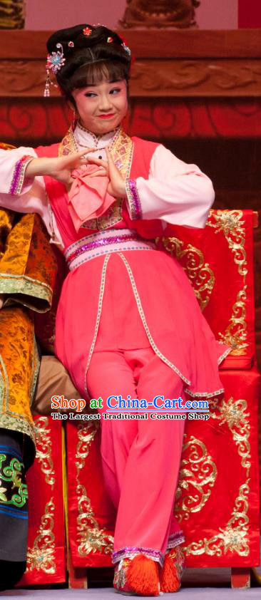 Chinese Ping Opera Young Lady Fei Jie Apparels Costumes and Headpieces Traditional Pingju Opera Xiaodan Dress Diva Garment