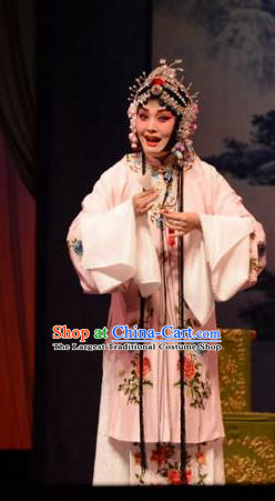 Chinese Ping Opera Young Female Yang Yuying Apparels Costumes and Headpieces Remember Back to the Cup Traditional Pingju Opera Diva Dress Garment