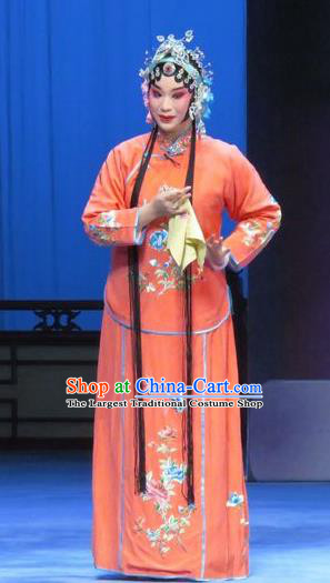 Chinese Ping Opera Young Female Costumes Apparels and Headpieces Traditional Pingju Opera Diva Actress Dress Garment
