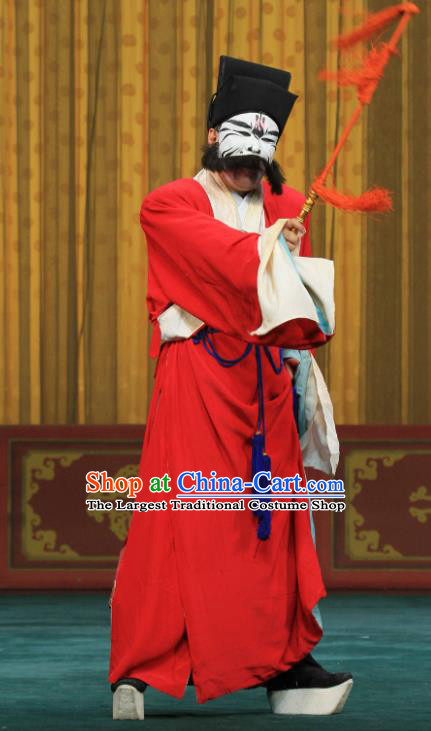 Fan Xi Liang Chinese Peking Opera Elderly Male Cao Cao Garment Costumes and Headwear Beijing Opera Laosheng Apparels Clothing