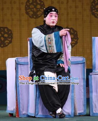 Chinese Beijing Opera Pantaloon Apparels Lv Zhu Zhui Lou Costumes and Headpieces Traditional Peking Opera Elderly Female Dress Laodan Garment