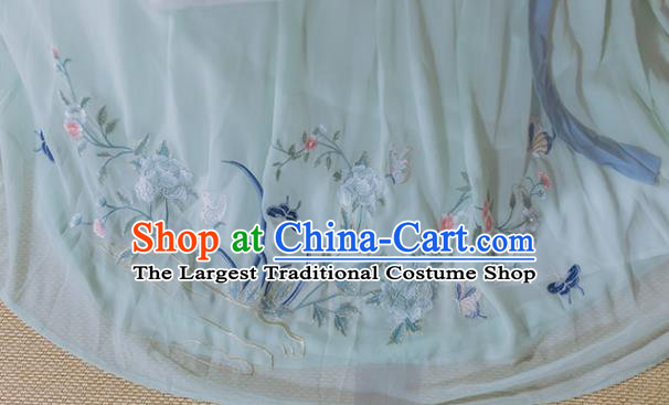 Traditional Chinese Ancient Court Lady Embroidered Hanfu Dress Garment Tang Dynasty Royal Princess Historical Costumes for Women