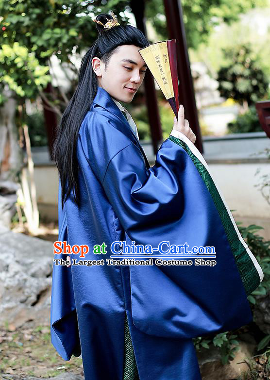 Chinese Traditional Ming Dynasty Swordsman Hanfu Clothing Ancient Drama Noble Prince Garment Historical Costumes for Men
