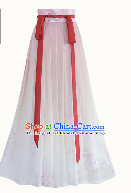 Chinese Ancient Palace Lady Embroidered Hanfu Dress Traditional Tang Dynasty Court Maid Historical Costumes Apparels