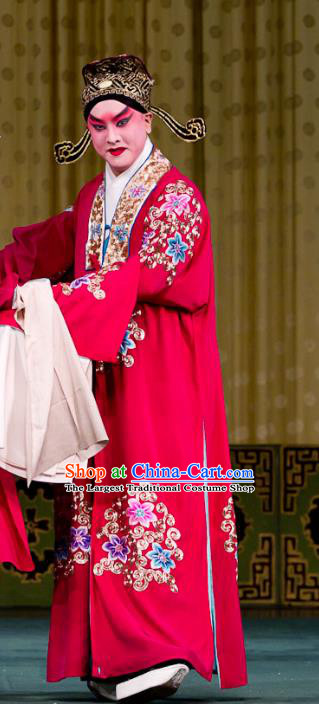 Hongqiao with the Pearl Chinese Peking Opera Bridegroom Garment Costumes and Headwear Beijing Opera Niche Apparels Scholar Bai Yong Clothing