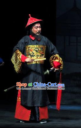 Yu Chenglong Chinese Shanxi Opera Military Officer Apparels Costumes and Headpieces Traditional Jin Opera Qing Dynasty General Garment Clothing