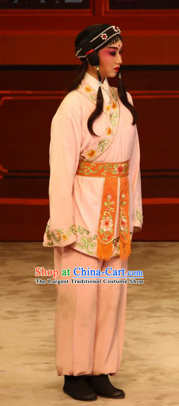 The Lotus Lantern Chinese Guangdong Opera Wa Wa Sheng Apparels Costumes and Headpieces Traditional Cantonese Opera Young Boy Garment Little Scholar Qiu Er Clothing