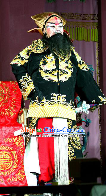 Yang He Tang Chinese Sichuan Opera Takefu Apparels Costumes and Headpieces Peking Opera Highlights Wusheng Garment Martial Male Clothing