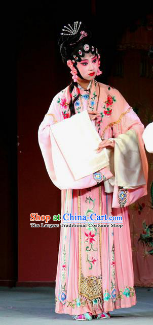 Chinese Sichuan Highlights Opera Rich Female Garment Costumes and Headdress Zuan Gou Dong Traditional Peking Opera Hua Tan Dress Actress Apparels