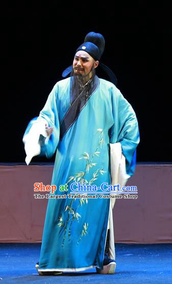 Shi Jiu Taibai Chinese Sichuan Opera Scholar Apparels Costumes and Headpieces Peking Opera Highlights Poet Li Bai Garment Laosheng Clothing