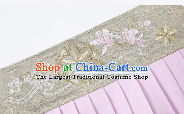 Chinese Ancient Noble Female Hanfu Dress Apparels Traditional Song Dynasty Patrician Lady Historical Costumes for Women