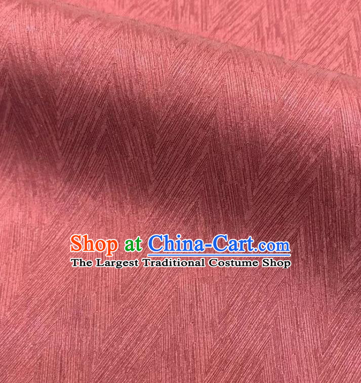 Top Quality Chinese Maroon Satin Fabric Traditional Asian Hanfu Dress Cloth Silk Material Traditional Jacquard Tapestry