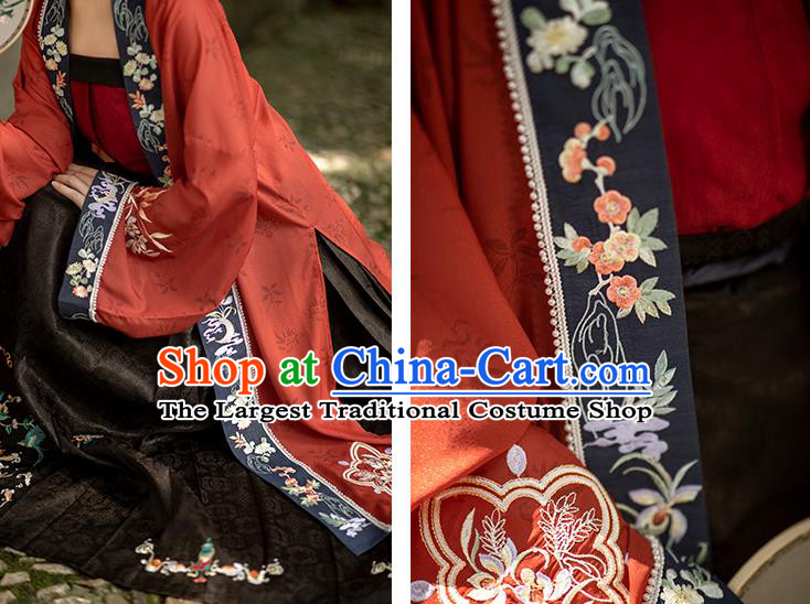 Ancient China Court Woman Hanfu Dress Traditional Song Dynasty Imperial Consort Historical Clothing