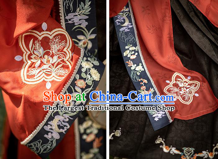 Ancient China Court Woman Hanfu Dress Traditional Song Dynasty Imperial Consort Historical Clothing