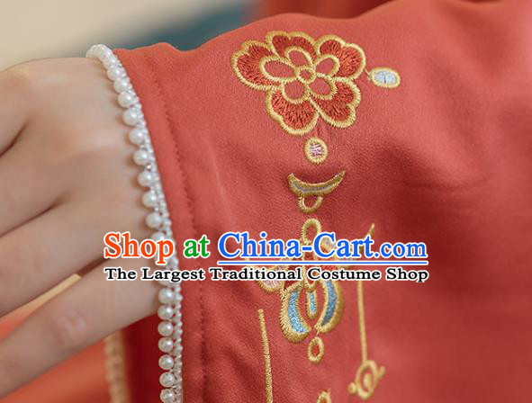 Ancient China Noble Mistress Hanfu Clothing Traditional Ming Dynasty Imperial Concubine Historical Costumes